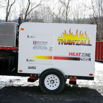 Thawzall Heater Rental