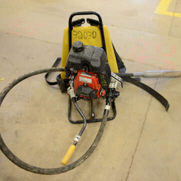 Backpack Concrete Vibrator Rental