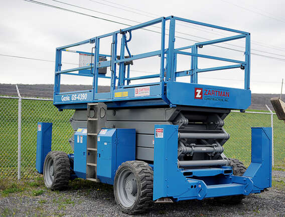 Genie GS-4390 RT Scissor Lift Rental