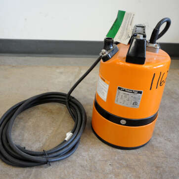 Tsurmumi Sump Pump Rental